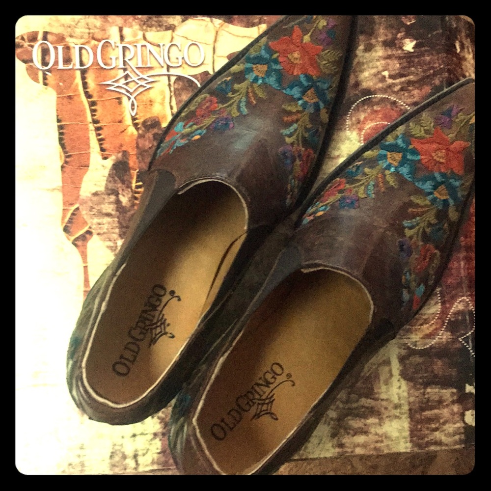 Old Gringo floral low ankle boots